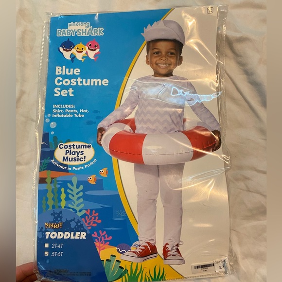 Pinkfong Costumes Pinkfong Baby Shark Blue Costume Set Poshmark